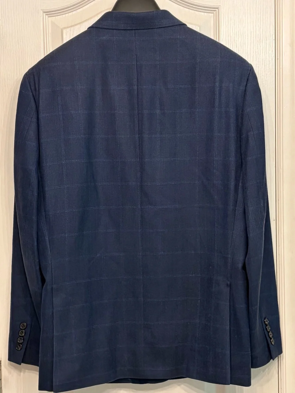 Lauren Ralph Lauren Navy Windowpane Sport Coat